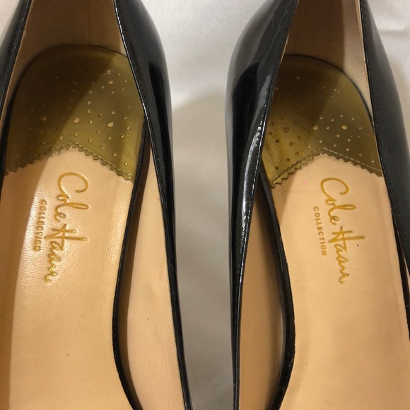 NikeAir Cole Haan Patent Leather Peep Toe - Picture 7 of 8